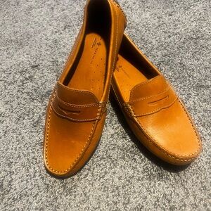 Mercanti Fiorentini Tan Leather Loafers